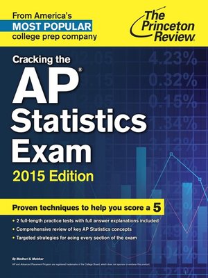 cover image of Cracking the AP Statistics Exam, 2015 Edition